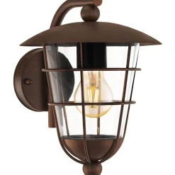 Seinävalaisin Eglo Pulfero 1 28cm ruskea