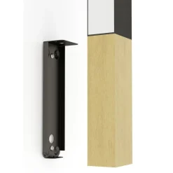 Seinävalaisin Eglo Tudons, 56cm, LED, 12W, IP20, musta/puu