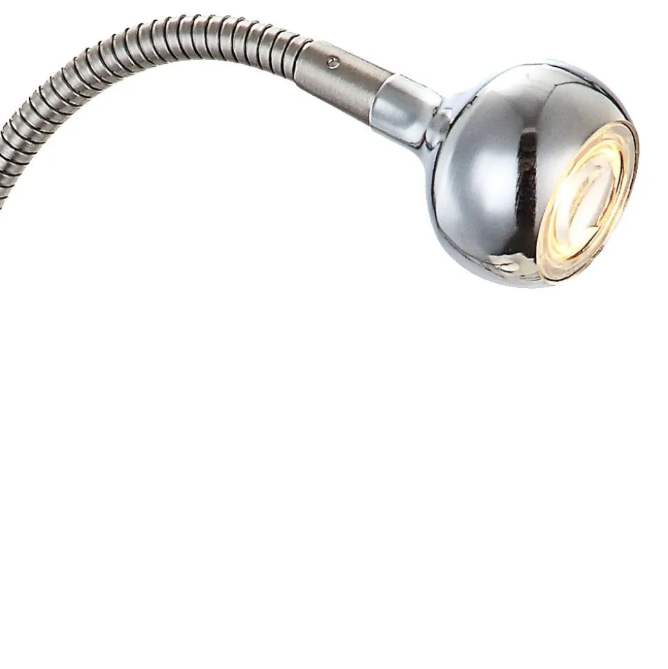 Seinävalaisin Globo Serpent LED 3 W IP20 520 mm metalli harjattu teräs