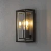 Seinävalaisin Konstsmide Brindisi 7874-750 Ø110 mm musta E27