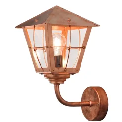 Seinävalaisin Konstsmide Fenix Mini 438-900 210x250x390 mm yläsuunta kupari