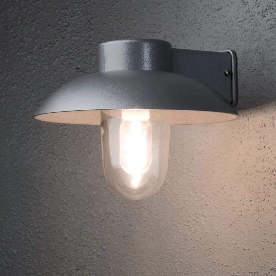 Seinävalaisin Konstsmide Mani 415-310 290x310x210 mm harmaa