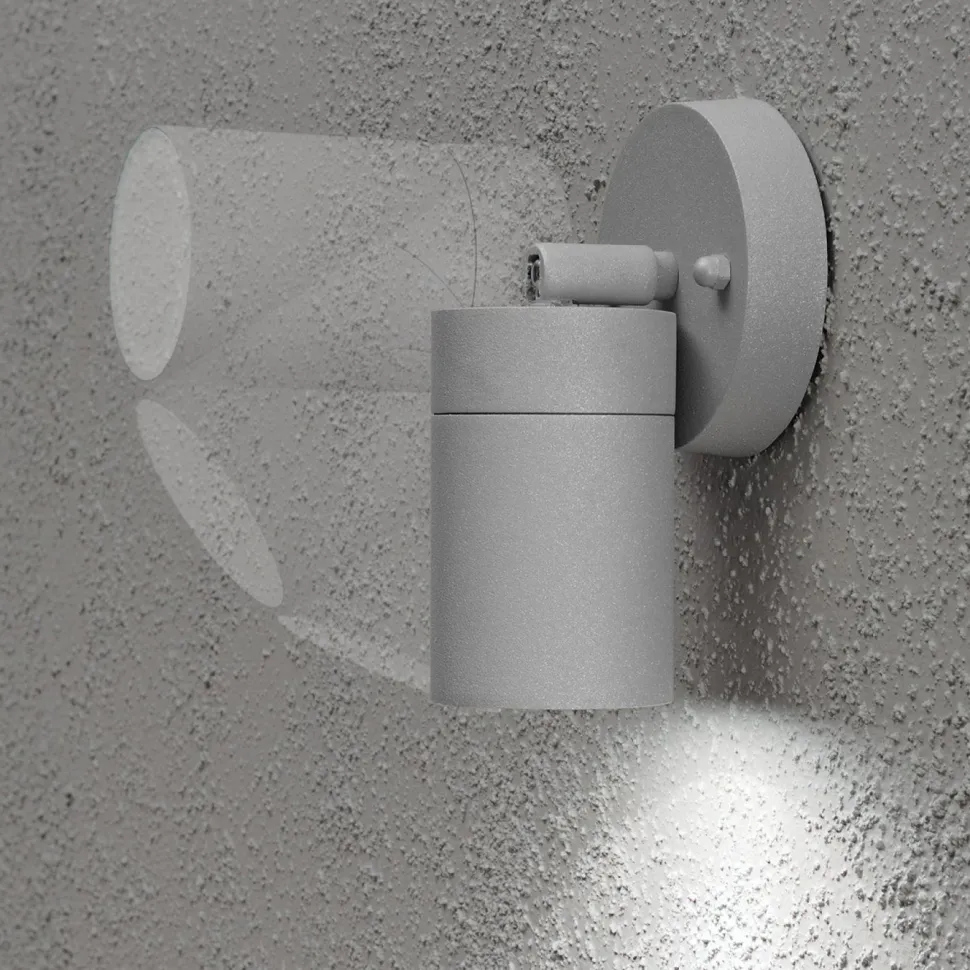 Seinävalaisin Konstsmide Modena 7598-300 60x90x150 mm suunnattava harmaa