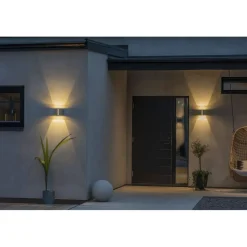 Seinävalaisin Konstsmide Pavia 7877-370 antrasiitti LED 4x3W