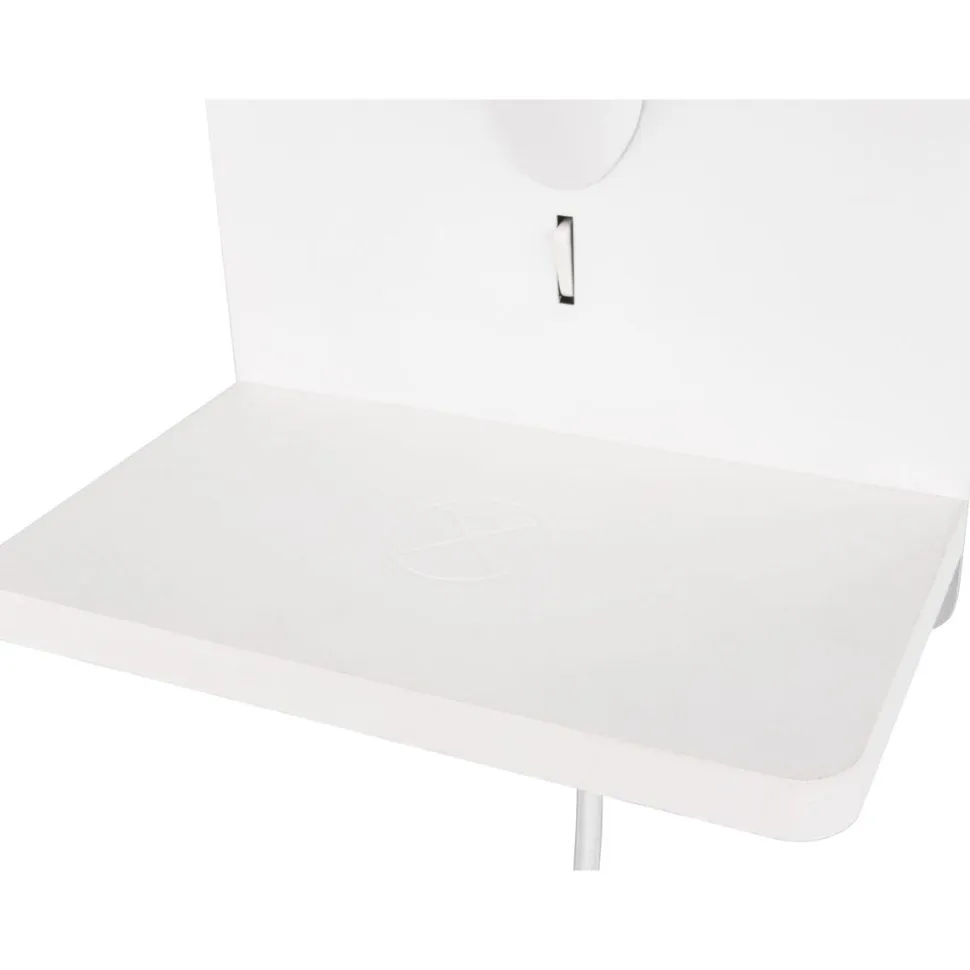 Seinävalaisin latausasemalla Trio Comfort E14 valkoinen
