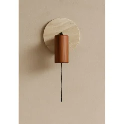 Seinävalaisin Linento Lighting App beige/saksanpähkinä