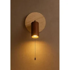 Seinävalaisin Linento Lighting App beige/saksanpähkinä
