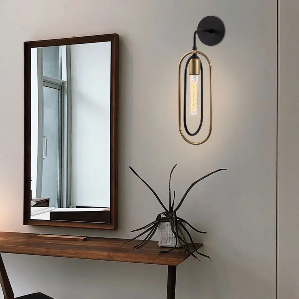 Seinävalaisin Linento Lighting Cerco kulta