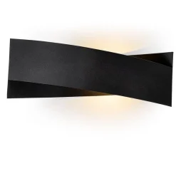 Seinävalaisin Linento Lighting 7156, ø10cm, IP20, G9, max. 8W, musta
