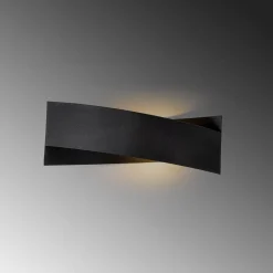 Seinävalaisin Linento Lighting 7156, ø10cm, IP20, G9, max. 8W, musta