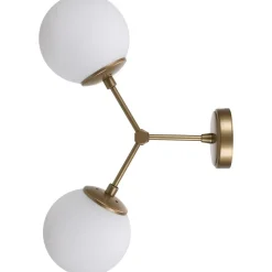 Seinävalaisin Linento Lighting Damar 2-osainen kulta