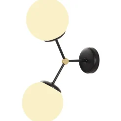 Seinävalaisin Linento Lighting Damar 2-osainen kulta