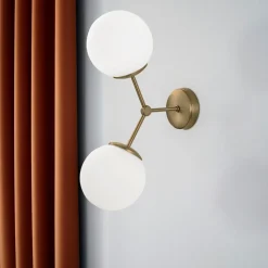 Seinävalaisin Linento Lighting Damar 2-osainen kulta