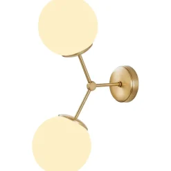 Seinävalaisin Linento Lighting Damar 2-osainen kulta