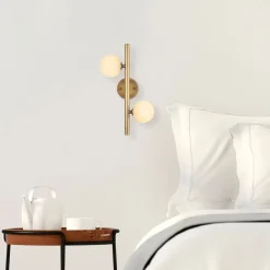 Seinävalaisin Linento Lighting Domino 2-osainen kulta