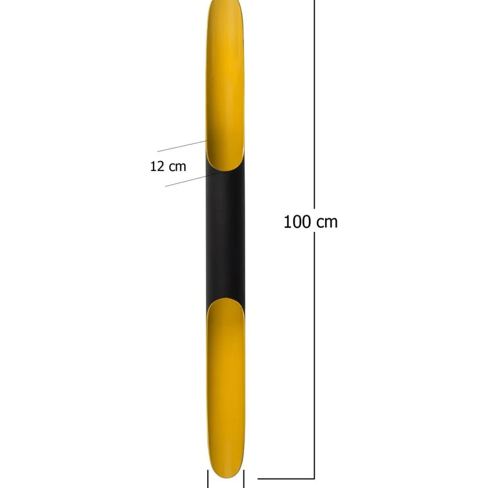 Seinävalaisin Linento Lighting Efsun kulta/musta