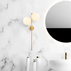 Seinävalaisin Linento Lighting Fazli 2-osainen kulta