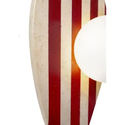 Seinävalaisin Linento Lighting Forest beige/valkoinen/punainen