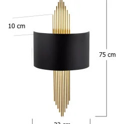 Seinävalaisin Linento Lighting Fresno eri värejä