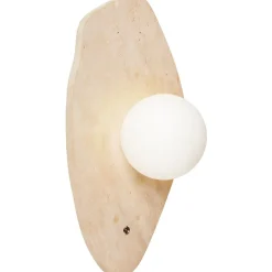 Seinävalaisin Linento Lighting Halle beige/valkoinen