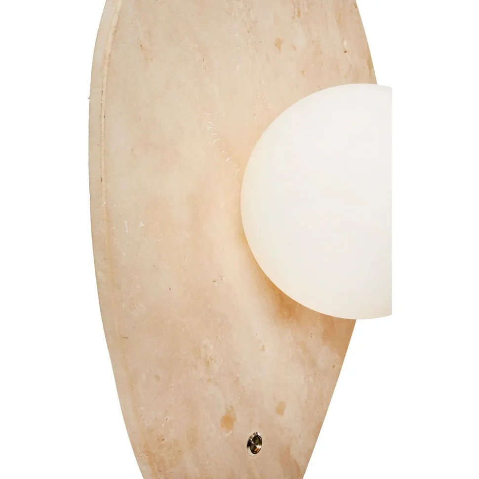 Seinävalaisin Linento Lighting Halle beige/valkoinen