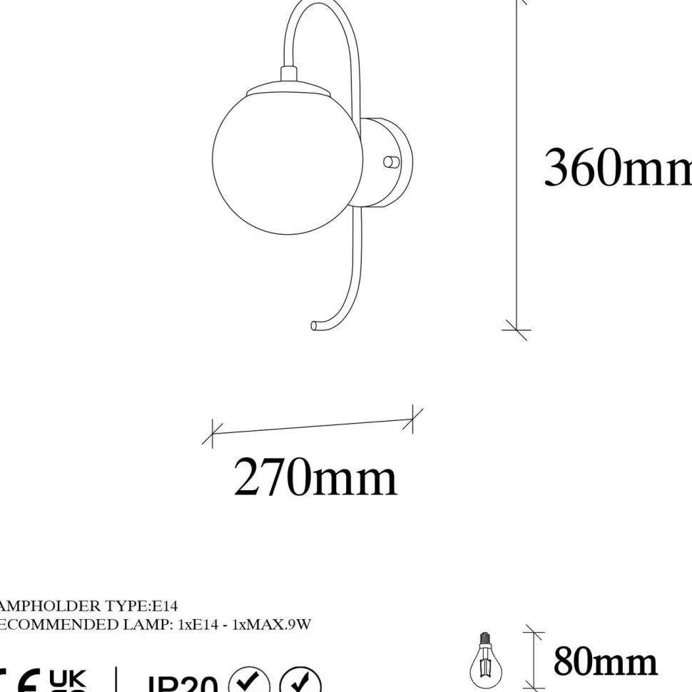 Seinävalaisin Linento Lighting Jewel eri värejä