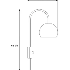 Seinävalaisin Linento Lighting 241768, kerma