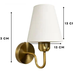 Seinävalaisin Linento Lighting 242434 kulta/luonnonvalkoinen