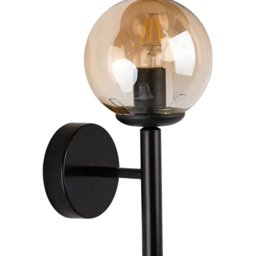 Seinävalaisin Linento Lighting Luke hunaja/musta