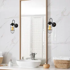 Seinävalaisin Linento Lighting Mahoney musta