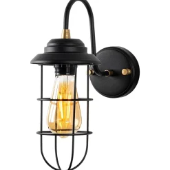 Seinävalaisin Linento Lighting Mahoney musta