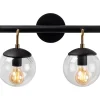 Seinävalaisin Linento Lighting Merri 2-osainen musta