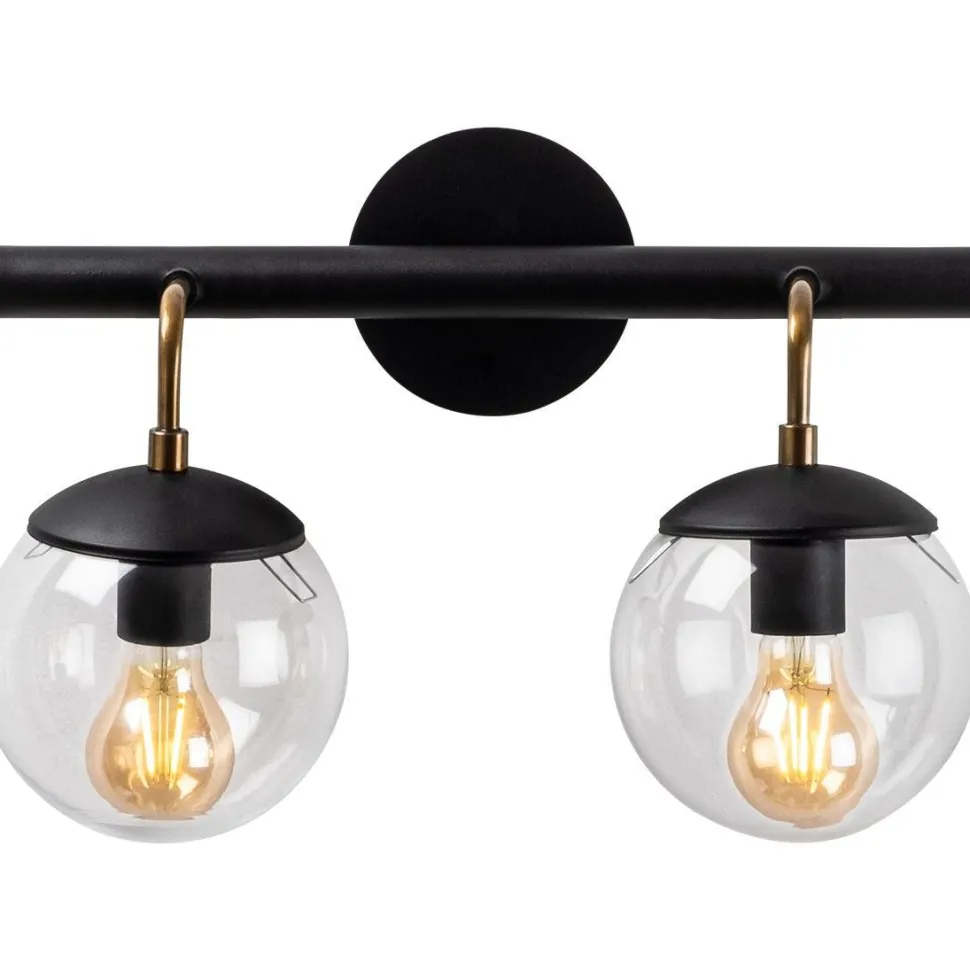 Seinävalaisin Linento Lighting Merri 2-osainen musta