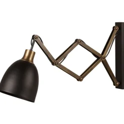 Seinävalaisin Linento Lighting Moore musta/pronssi