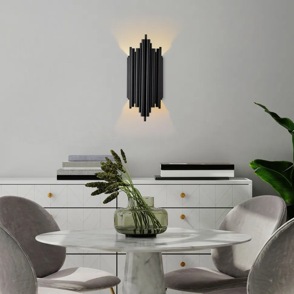 Seinävalaisin Linento Lighting Reis, musta