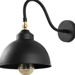 Seinävalaisin Linento Lighting Saglam 3742. 28cm, musta