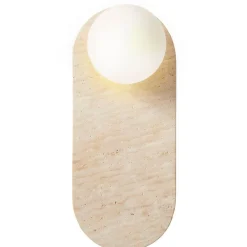 Seinävalaisin Linento Lighting Tor All beige/valkoinen