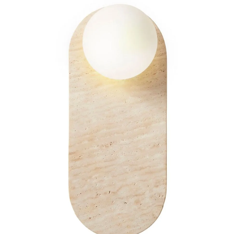 Seinävalaisin Linento Lighting Tor All beige/valkoinen