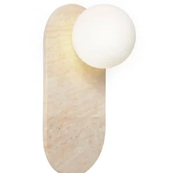 Seinävalaisin Linento Lighting Tor All beige/valkoinen