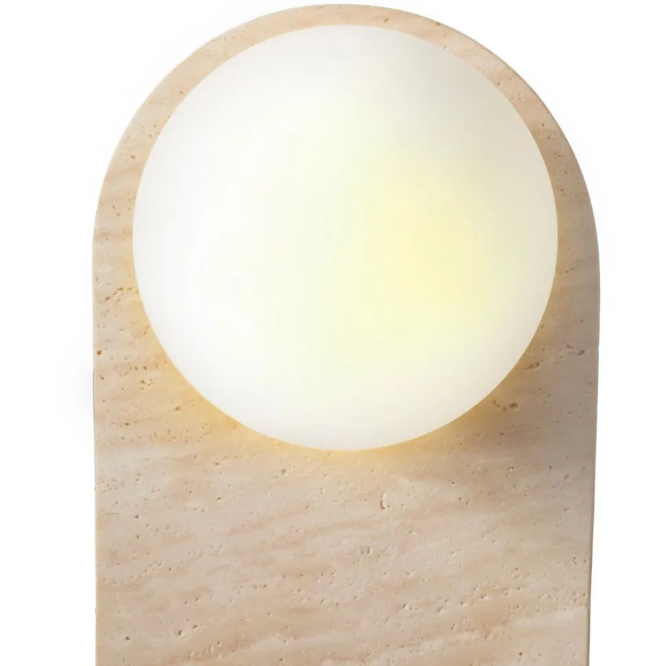 Seinävalaisin Linento Lighting Tor All beige/valkoinen