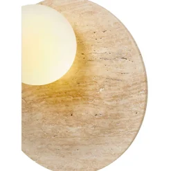 Seinävalaisin Linento Lighting Tor-Look beige/valkoinen
