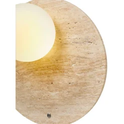Seinävalaisin Linento Lighting Tor- Look-D beige/valkoinen