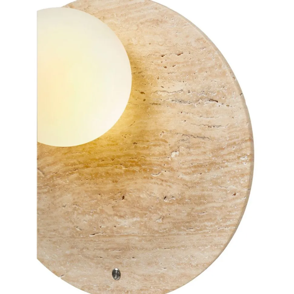 Seinävalaisin Linento Lighting Tor- Look-D beige/valkoinen