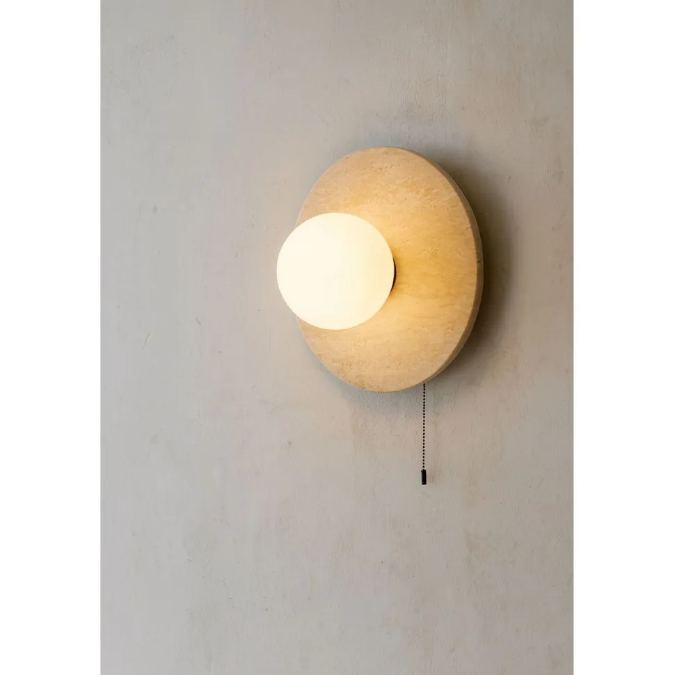 Seinävalaisin Linento Lighting Tor-Nun-B beige/valkoinen