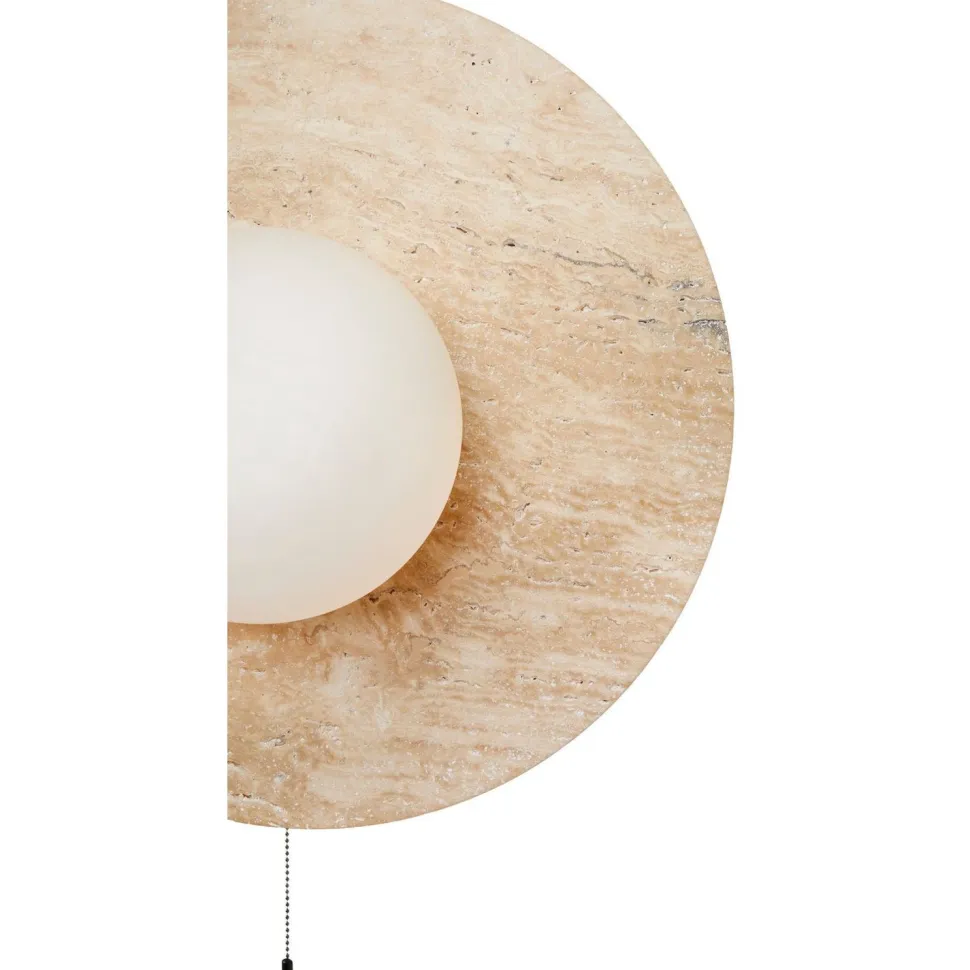 Seinävalaisin Linento Lighting Tor-Nun-B beige/valkoinen