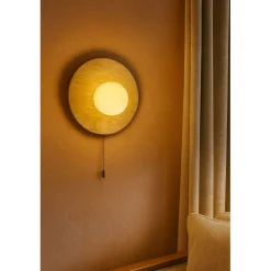 Seinävalaisin Linento Lighting Tor-Nun-B beige/valkoinen