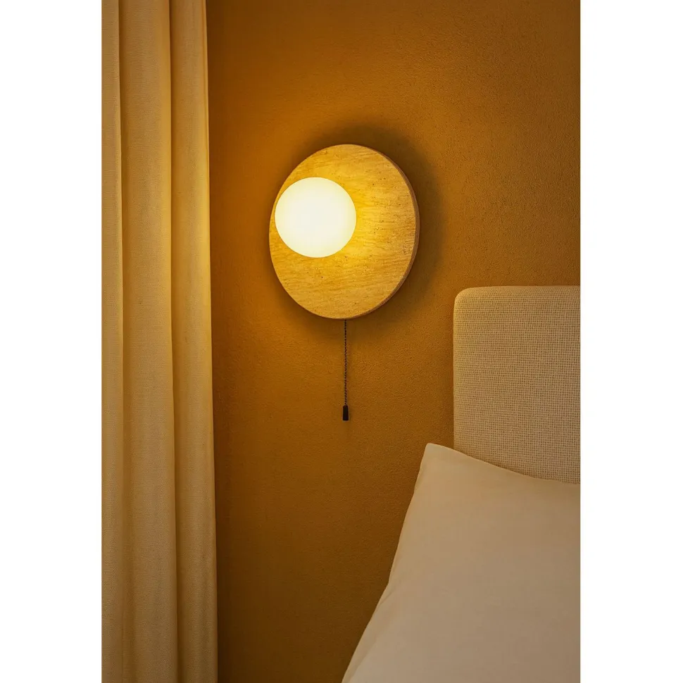 Seinävalaisin Linento Lighting Tor-Nun-B beige/valkoinen