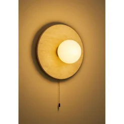 Seinävalaisin Linento Lighting Tor-Nun-B beige/valkoinen