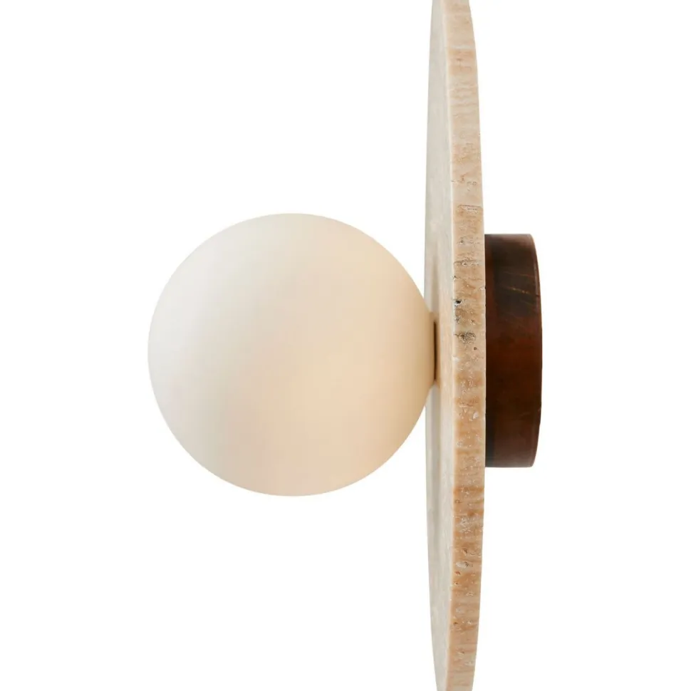 Seinävalaisin Linento Lighting Tor-Nun beige/valkoinen