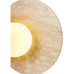 Seinävalaisin Linento Lighting Tor-Nun beige/valkoinen